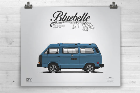 Bluebelle 16X20 Art Print