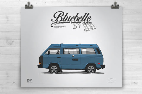 Bluebelle 16X20 Art Print