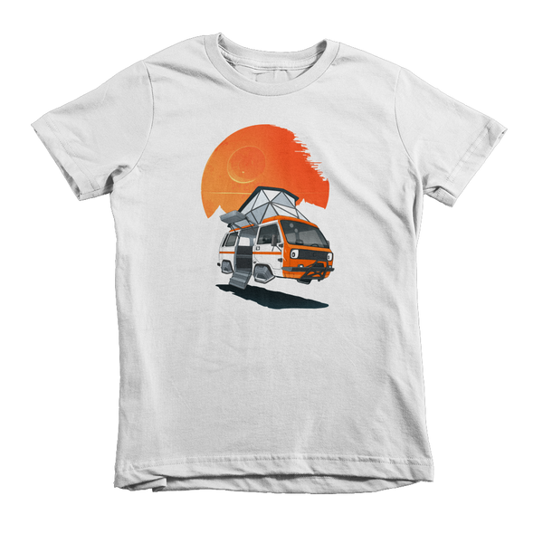 Death-Star Sunset Kids Tshirt