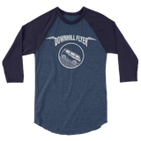 Downhill Flyer 3/4 sleeve baseball shirt