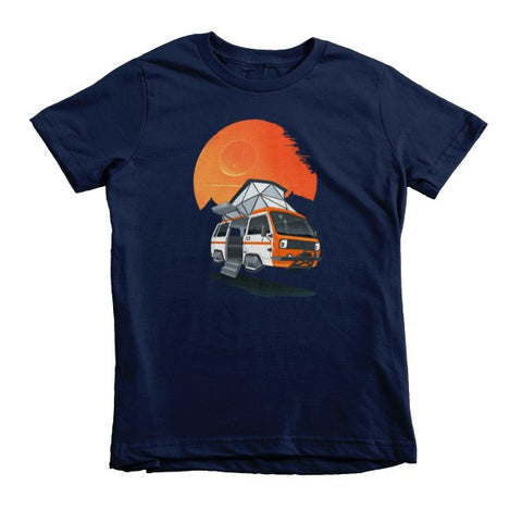 Death-Star Sunset Kids Tshirt