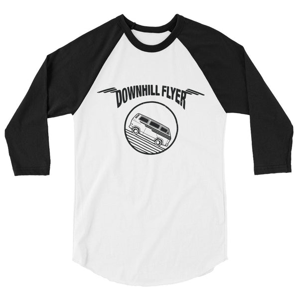 Downhill Flyer 3/4 sleeve baseball shirt