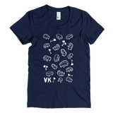 Tropical Print Ladies Tshirt
