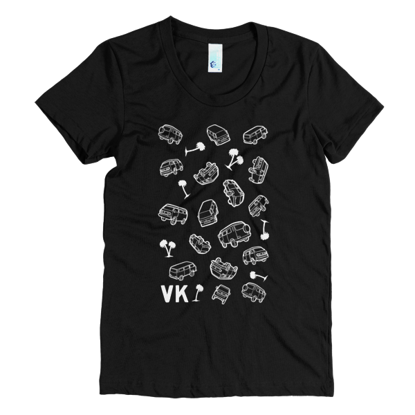 Tropical Print Ladies Tshirt