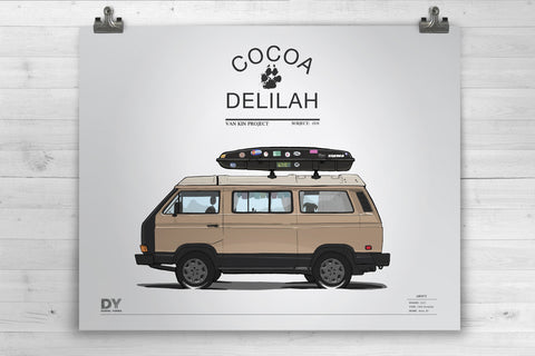 Cocoa Delilah 16X20 Art Print
