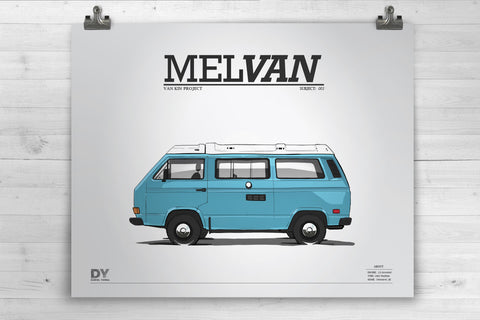 Melvan 16X20 Art Print
