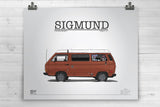 Sigmund 16X20 Art Print