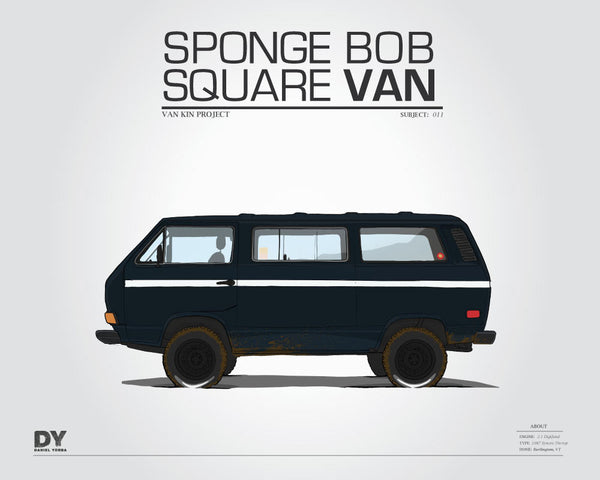 Sponge Bob Square Van Digital Download