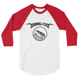 Downhill Flyer 3/4 sleeve baseball shirt